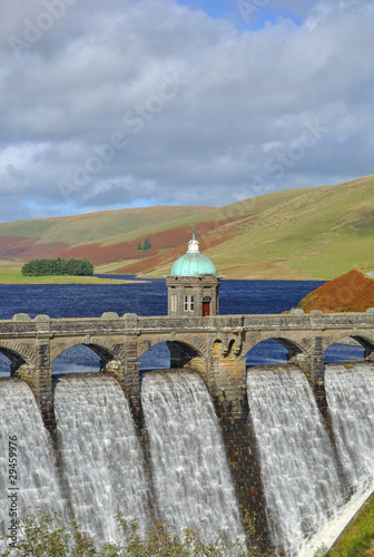 Dam in the Elan Valley Wales
