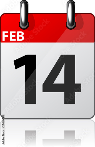 Modern calendar icon.