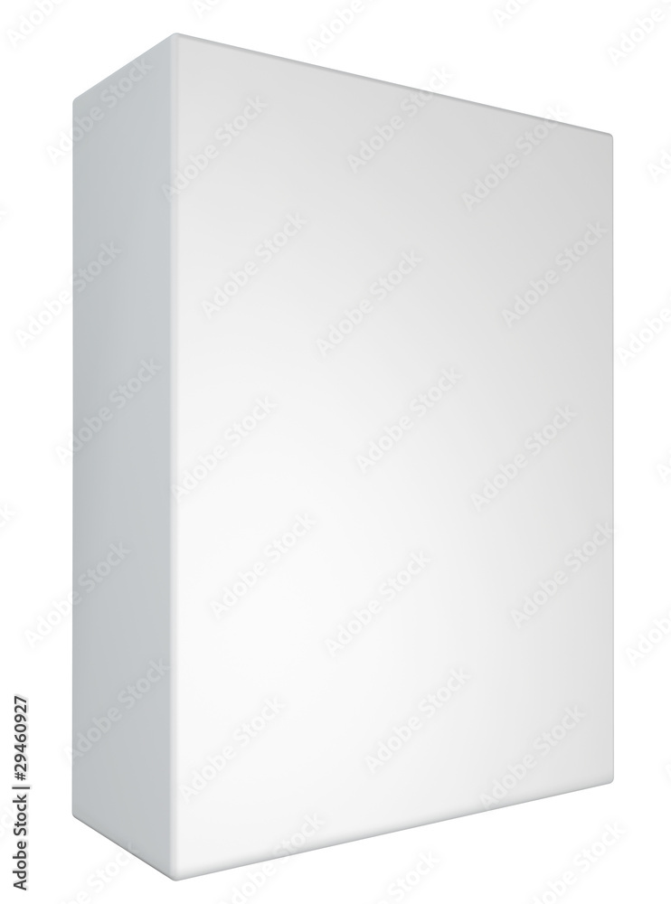 blank box costomizable isolated on white blank box costomizable isolated on white