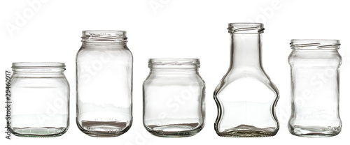 Collection of glass bottle