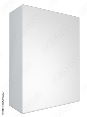 blank box costomizable isolated on white © freshidea