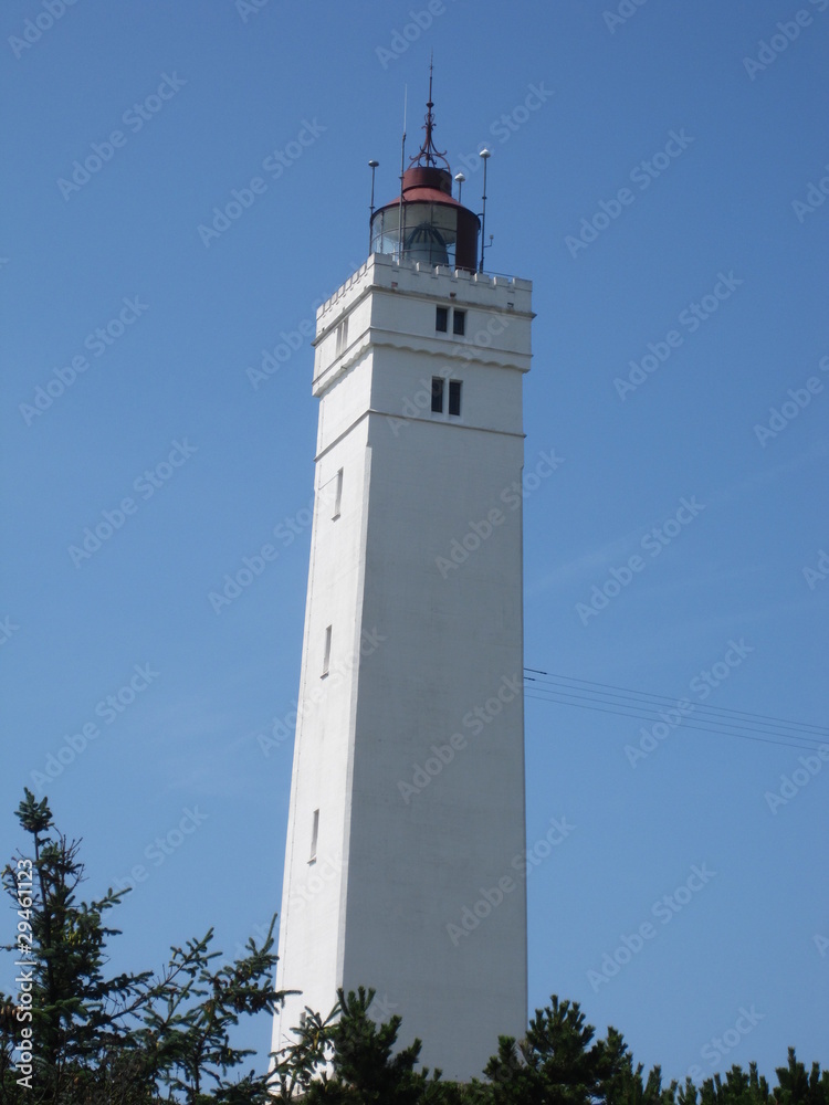 Leuchtturm von Blavand in Dänemark