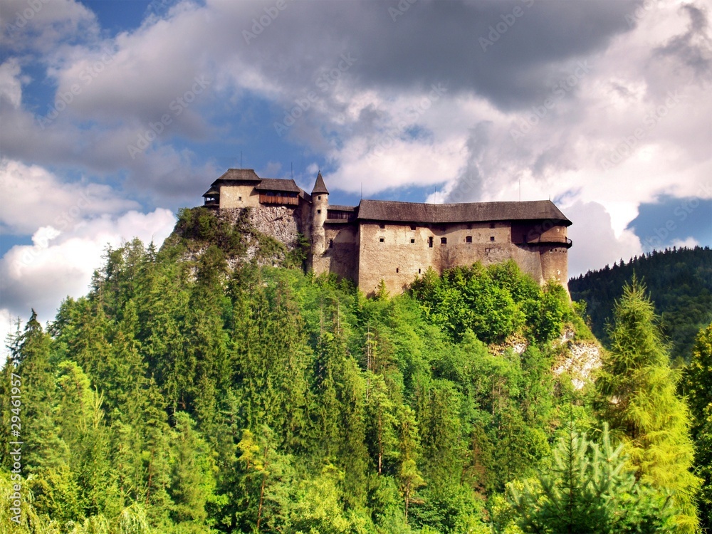 Famous Orava Castle