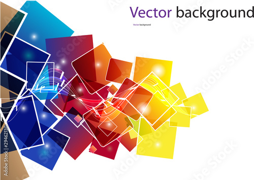 Abstract colorful element background