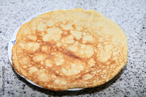 Mein erster Pfannkuchen photo