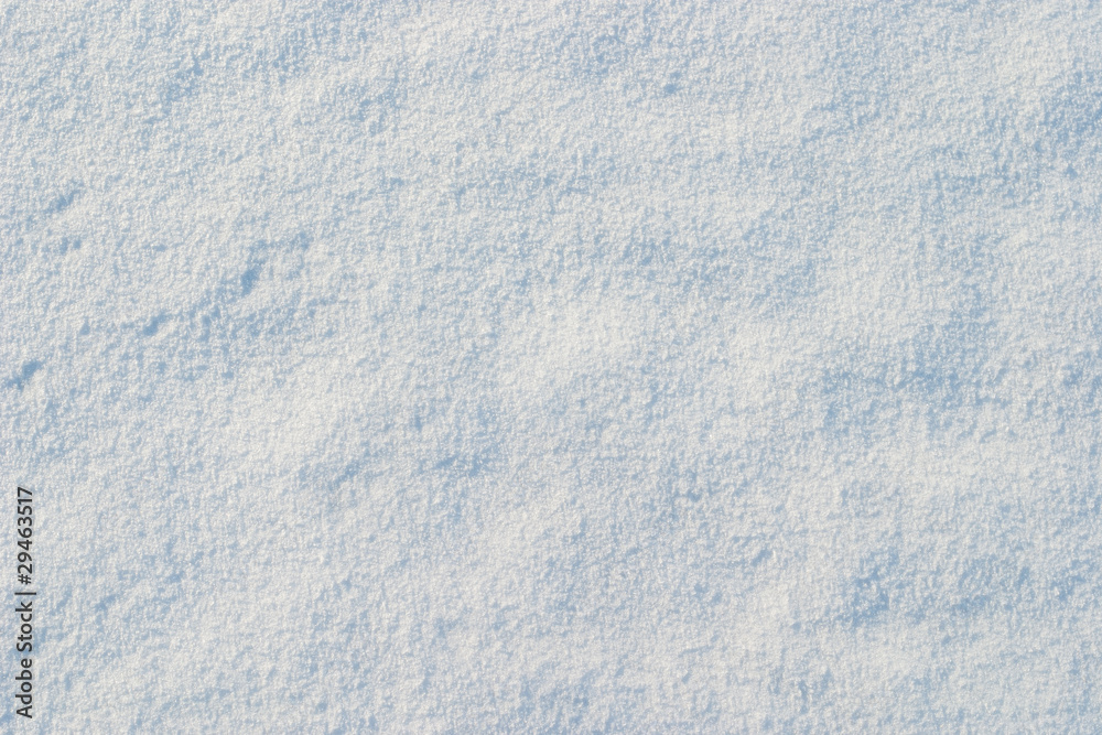 The texture of the snow