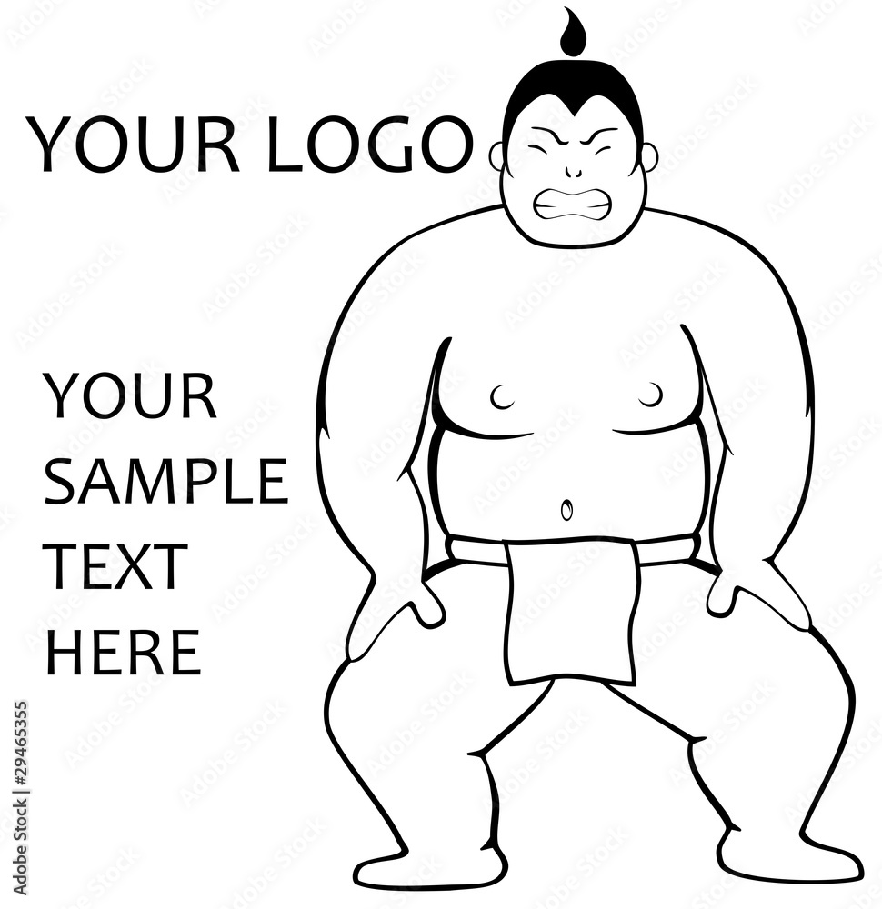 Fototapeta premium SPORT LOGO SUMO