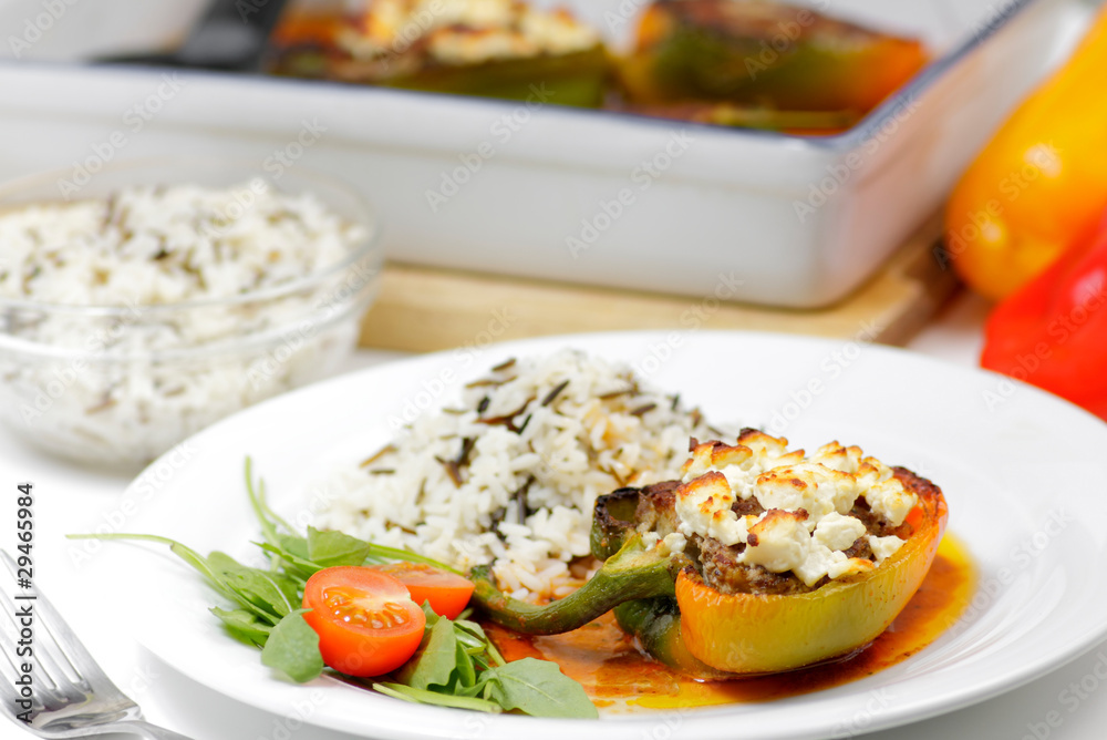 Paprikaschote mit Füllung