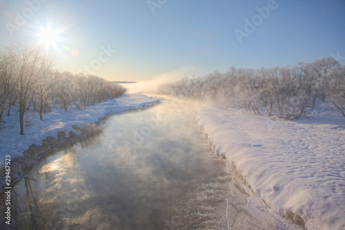 Stream in Wintertime