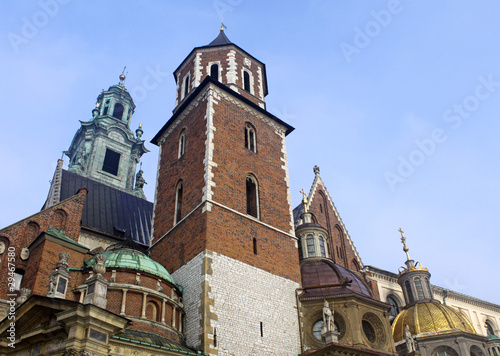 Cathedral at Wawel hill in Cracow. Poland