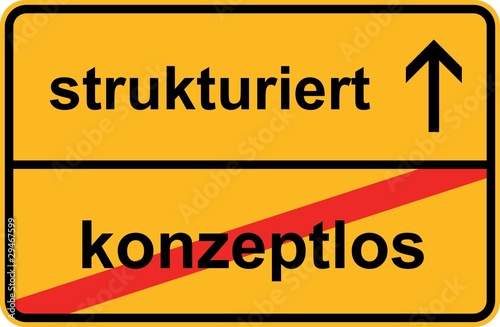 strukturiert statt konzeptlos