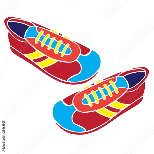 sneakers vector illustration