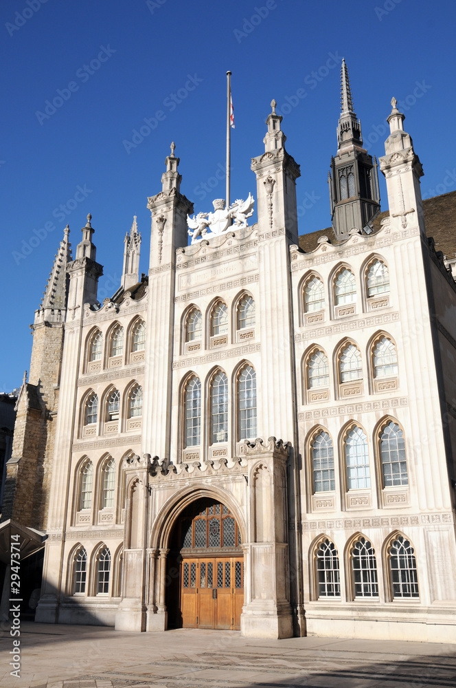 The Guildhall in the City of London