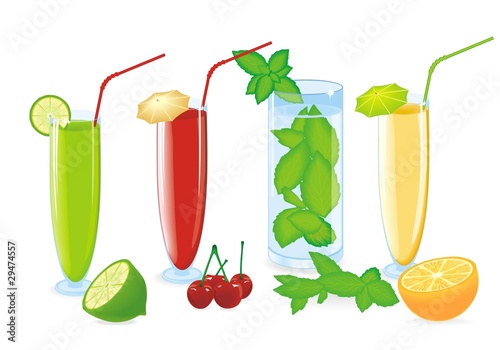 cocktail color fruit