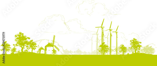 paysage vert