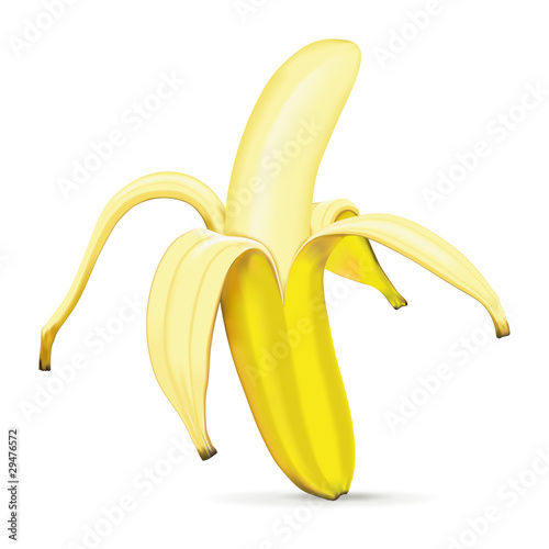 Peeled Vector Banana