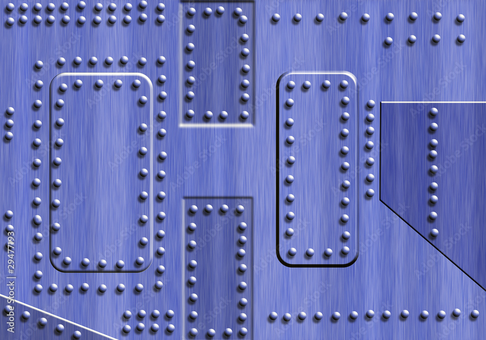 Obraz premium tôle riveté