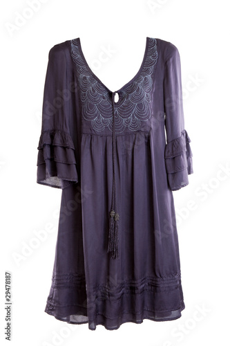 purple women's dress