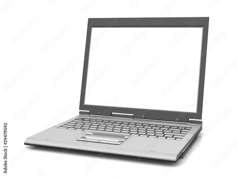 Professional Laptop isolated on white with empty space Professional Laptop isolated on white with empty space