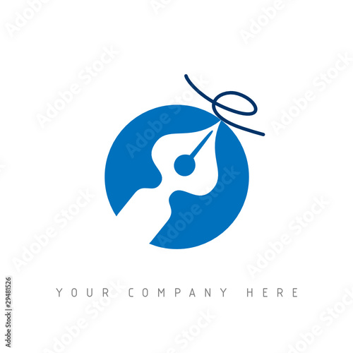 logo picto web marketing pub commerce société design icône