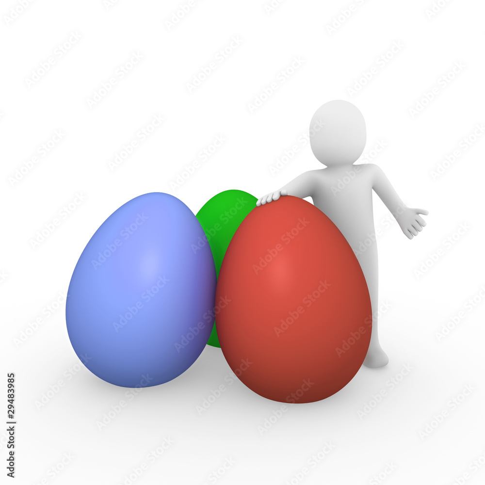3d human easter egg