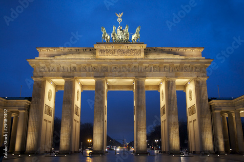 Brandenburg Gate from the East - January 2011 photo