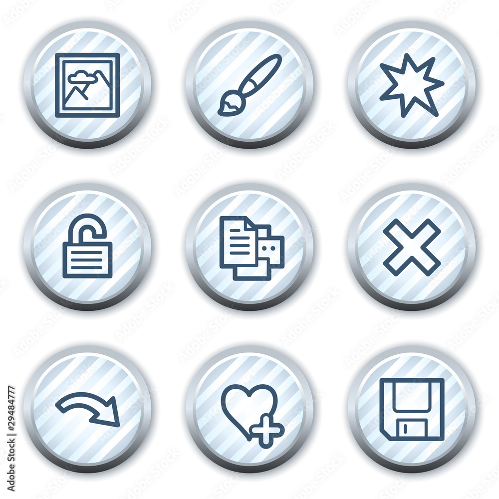 Image viewer web icons set 2, stripped light blue circle buttons Image viewer web icons set 2, stripped light blue circle buttons