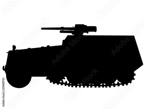 WW2 - Halftrack Armoured Car