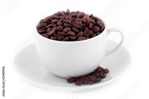 coffee beans in cup