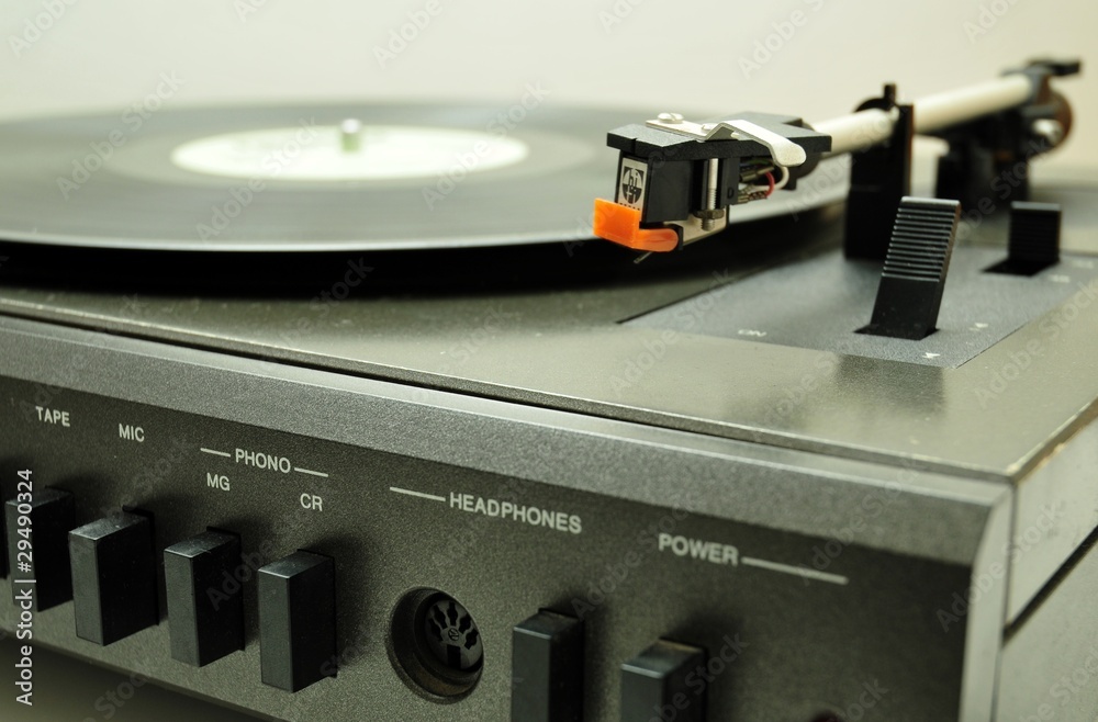 Fototapeta premium Record player controls