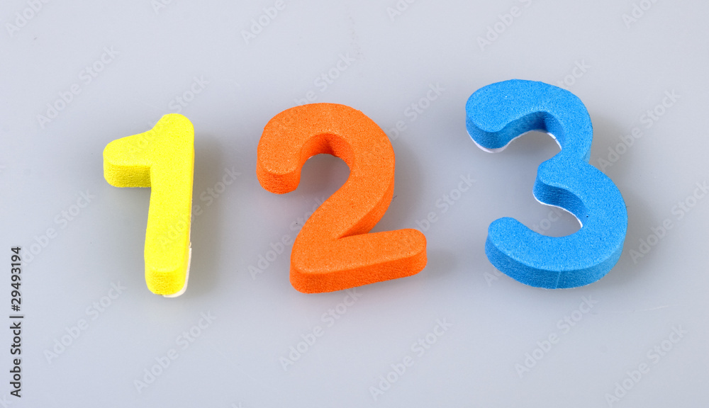 numeros en mousse numeros en mousse