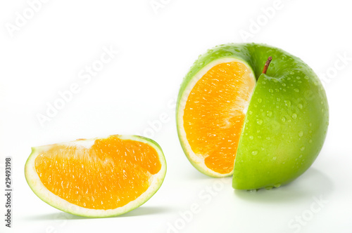 Obraz na płótnie Apple Orange w salonie