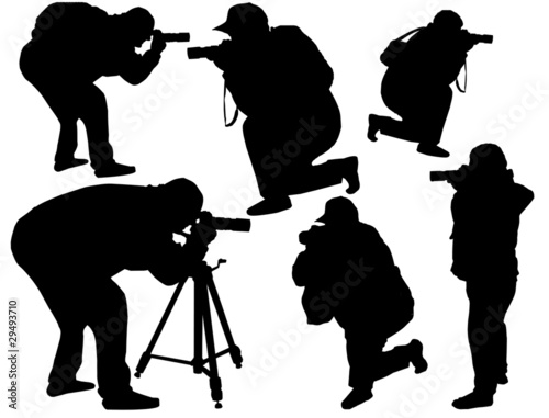 Photographers silhouette