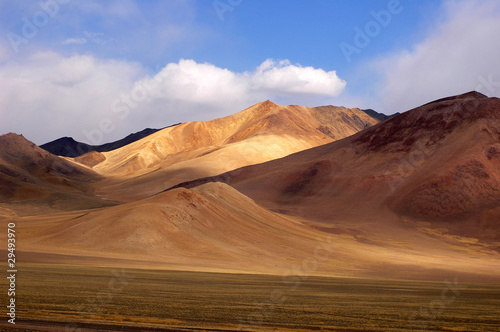 Landscape of mountains