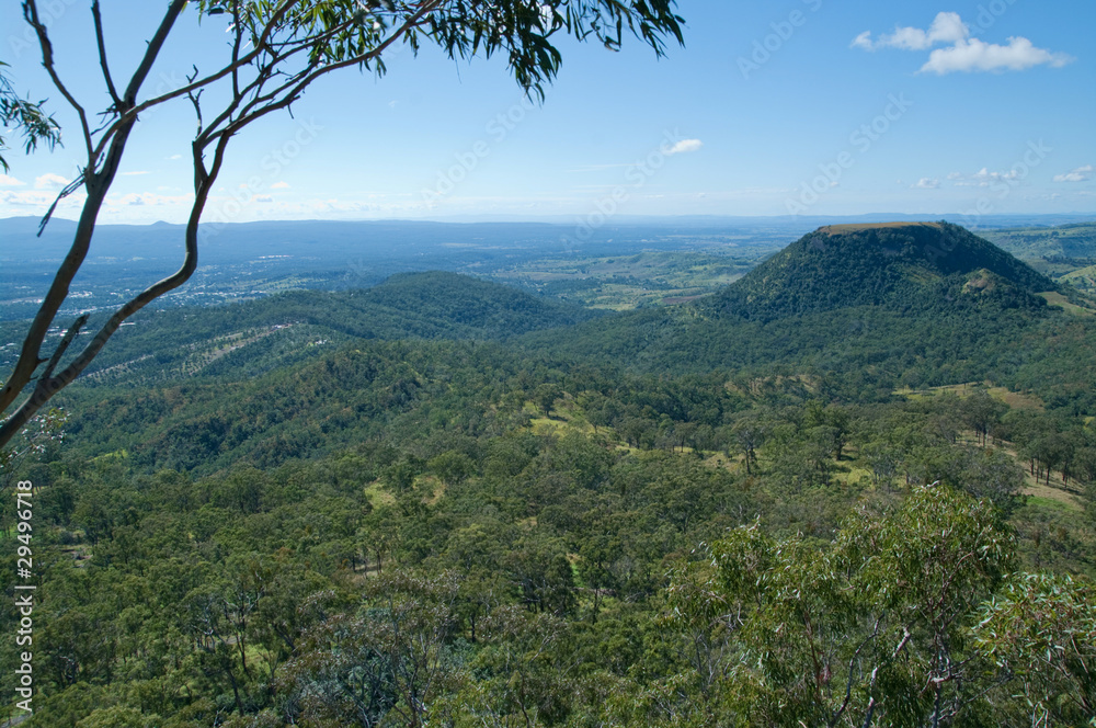 forests and hills at toowoomba