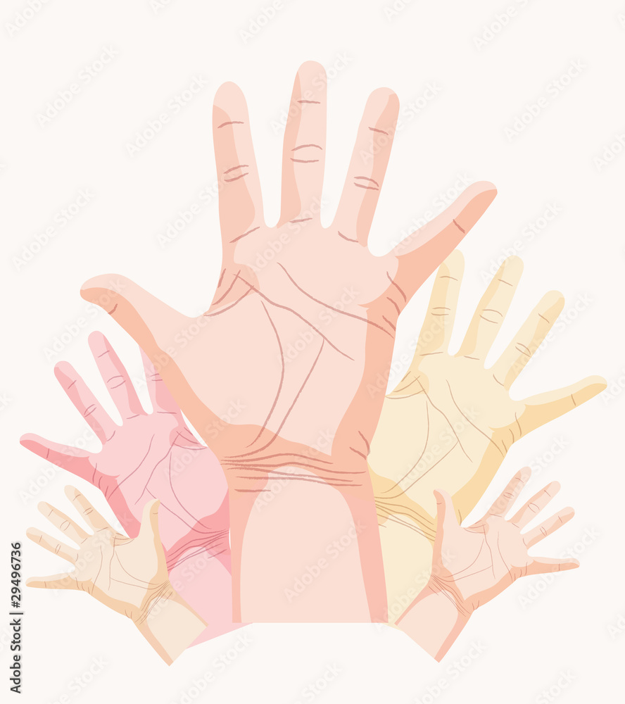 Obraz premium palm vector