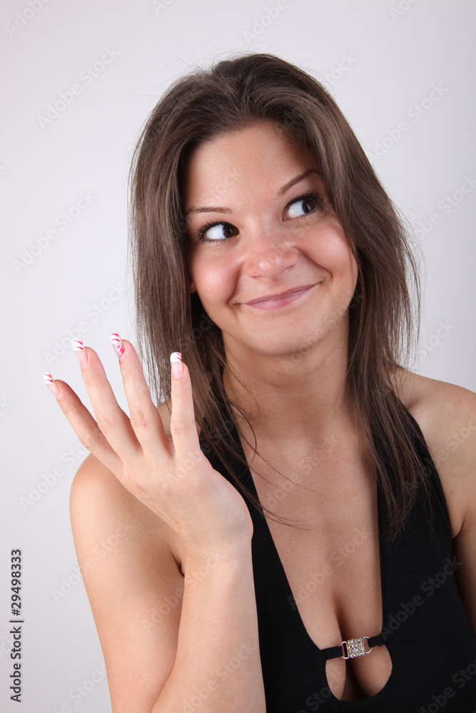 Young brunette portrait Young brunette portrait