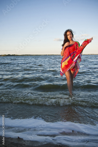 Girl on beach
