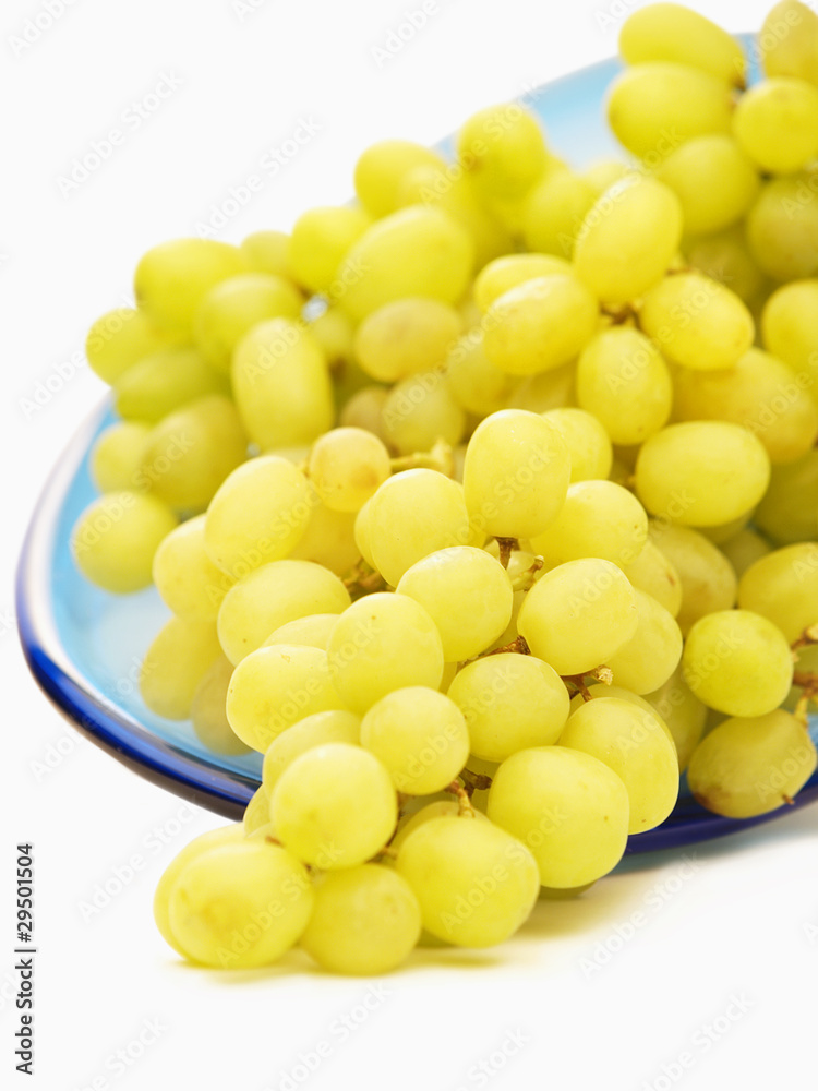 Fresh grape fuits isolated on white background Fresh grape fuits isolated on white background