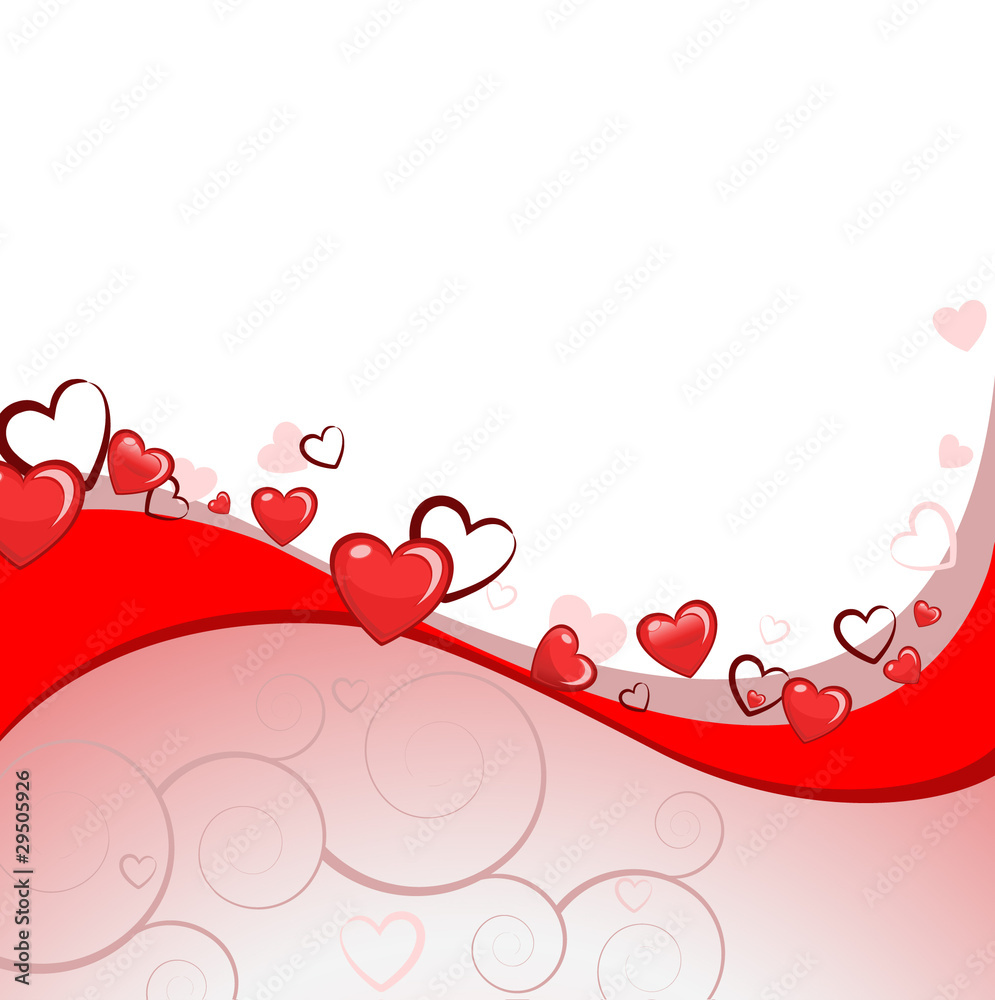 Background with hearts Background with hearts