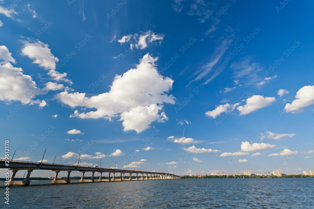 Bridge on the River Dnieper