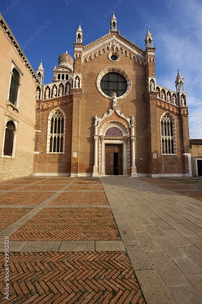 Facciata della chiesa della Madonna dell'Orto, Venezia