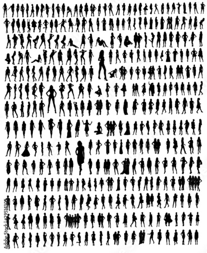 407 woman silhouettes