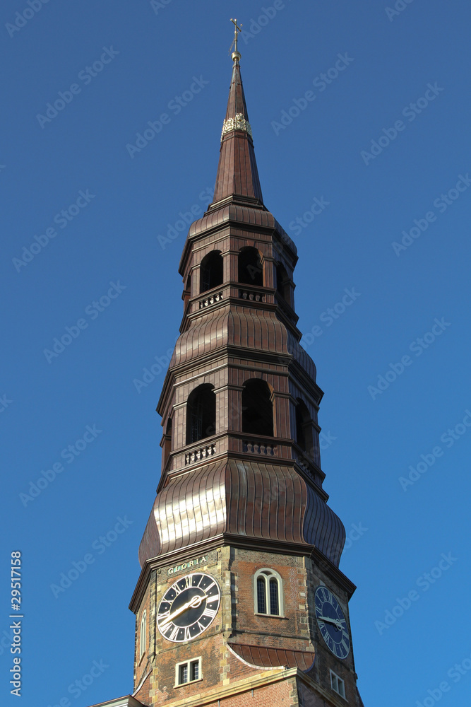 Kirchturm der St. Katharinen-Kirche, Hamburg