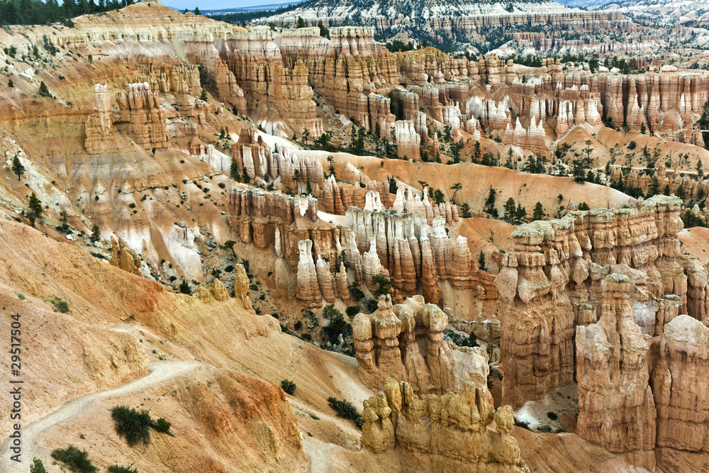 Obraz premium beautiful landscape in Bryce Canyon with Stone formation
