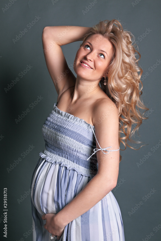Naklejka premium The girl waits happiness