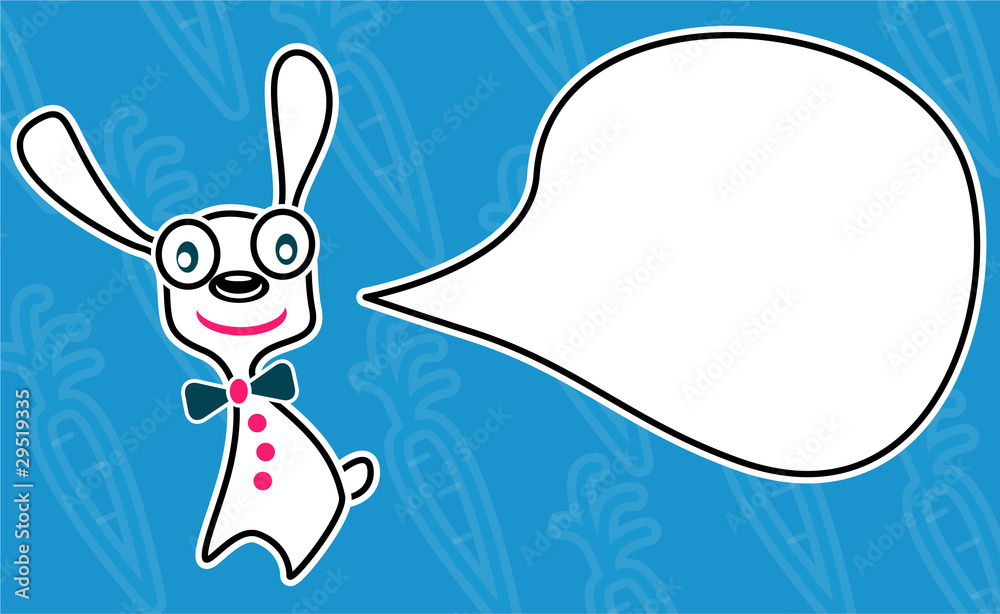 Obraz premium White rabbit