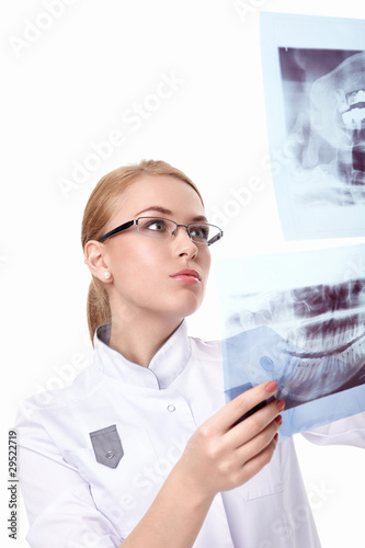 Girl with X-ray
