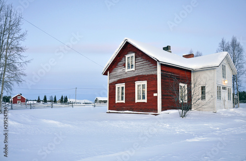 Typisches haus in Lappland