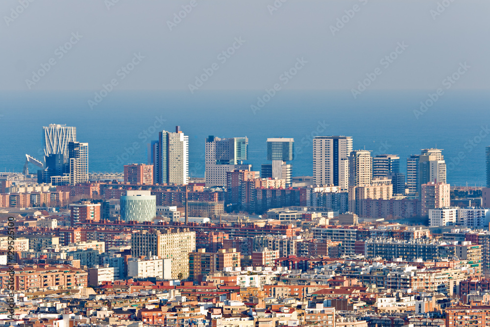Modern buildings in Barcelona